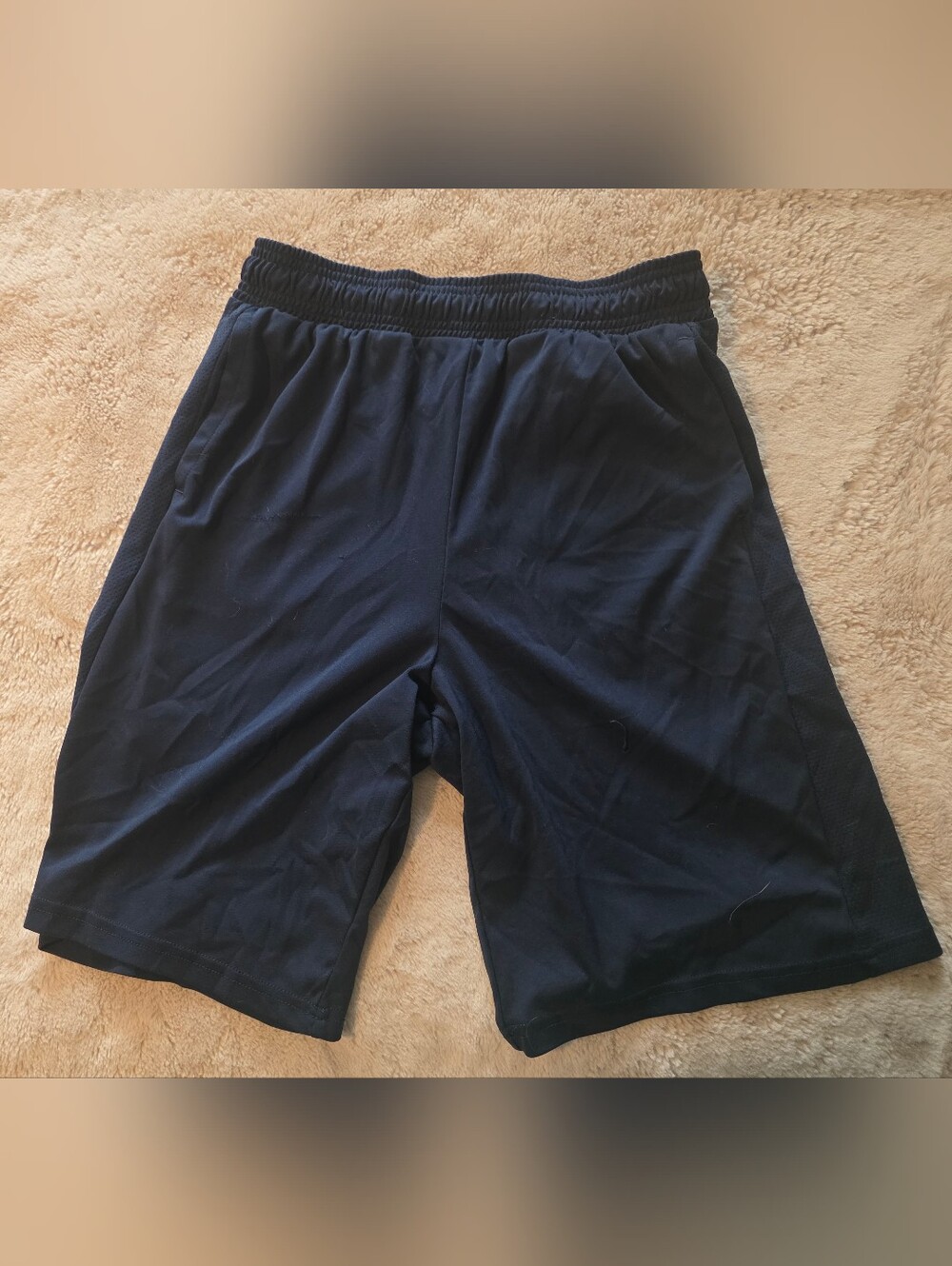 Boys Navy Athletic Shorts - Comfortable Everyday Wear